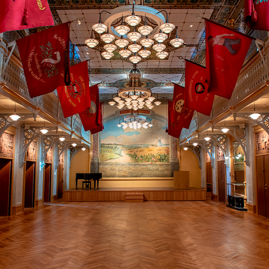 Hz Acoustic Akustiktak hos Arbetarmuseet i Köpenhamn